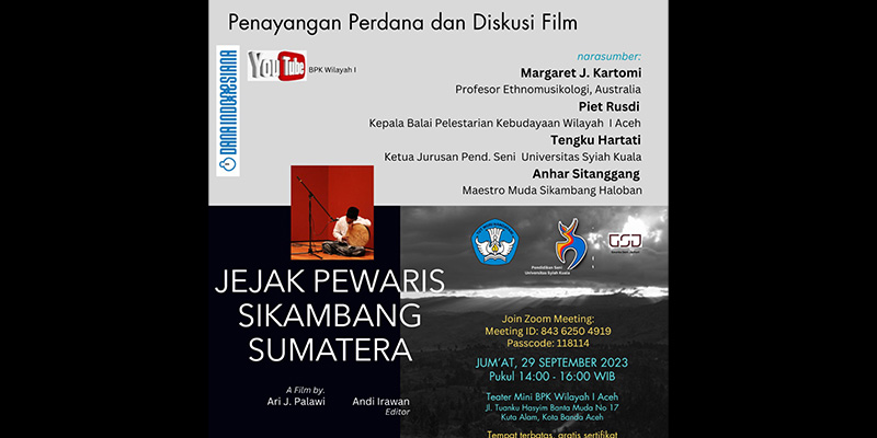Bedah Film Iringi Tayang Perdana "Jejak Pewaris Sikambang Sumatera" di Teater Mini BPK Banda Aceh