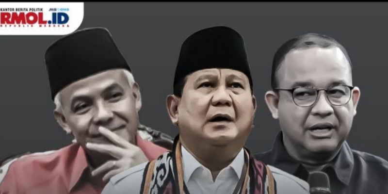 Prabowo Ungguli Ganjar dan Anies Dalam Survei Polling Institute