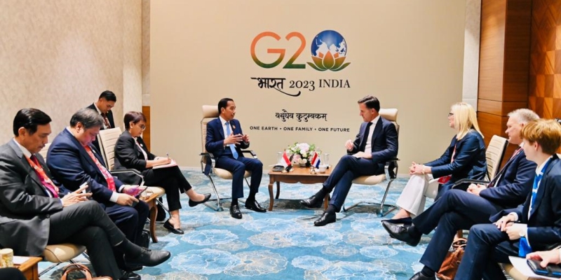 Di Sela-sela KTT G20 India, Jokowi Ajak PM Belanda Investasi di Energi Terbarukan Indonesia