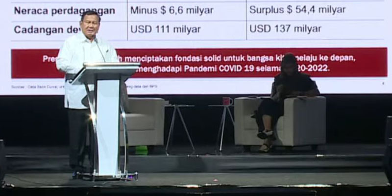 Di Kampus UGM, Prabowo: Pak Jokowi Bangun Landasan Solid