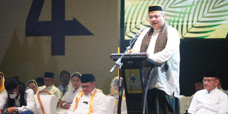 Golkar Bershalawat, Ketum Airlangga Kecam Perang Israel-Palestina