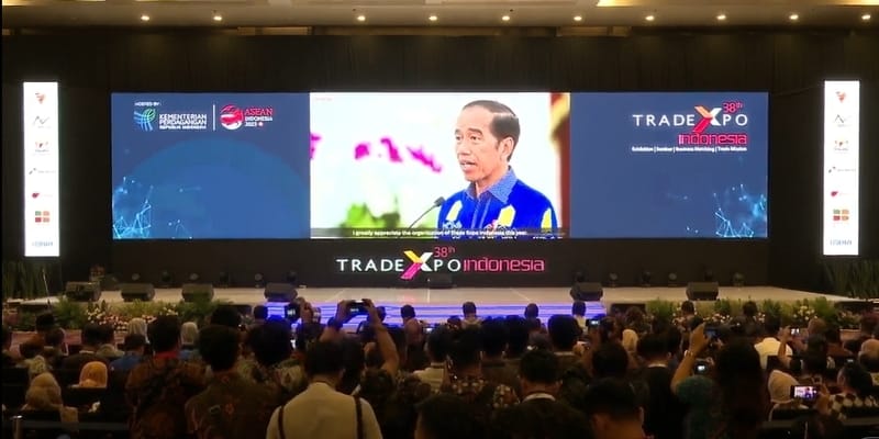 Di  Acara TEI ke-38, Jokowi: Semoga UMKM dan Industri Indonesia Bisa Jadi Bagian Penting Rantai Pasokan Global