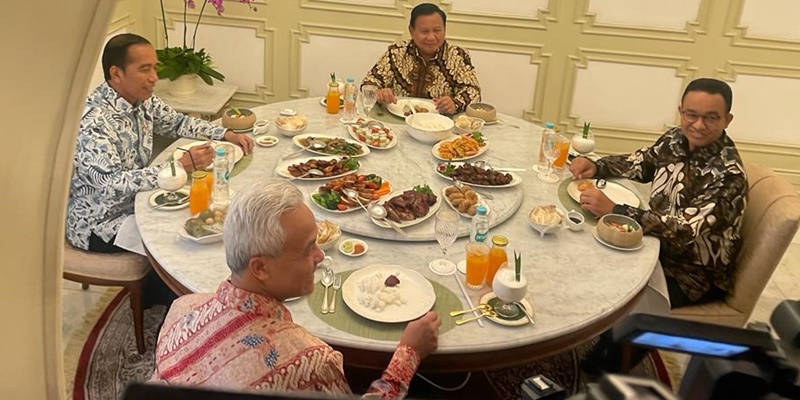 Makan Siang Bareng Jokowi, Ganjar: Beliau Dukung Sistem Demokrasi yang Baik