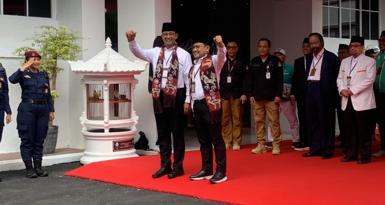 Anies-Cak Imin Resmi Daftar ke KPU RI sebagai Capres-Cawapres