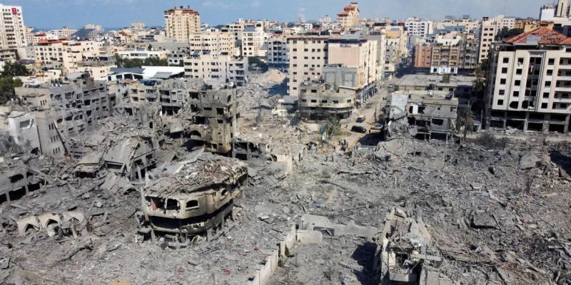 Kondisi Jalur Gaza yang dibombardir oleh Israel/Net