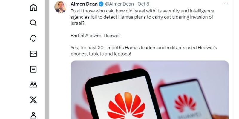 Hamas Sukses Serang Israel, karena HP Huawei?