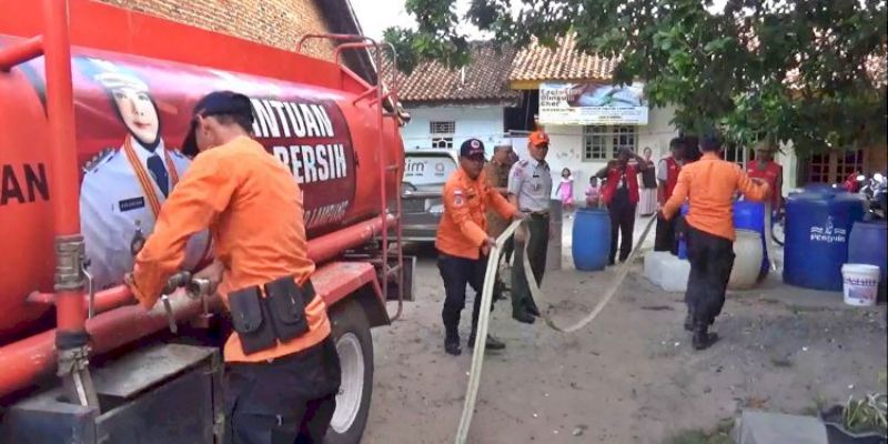 BPBD Bandar Lampung Distribusikan 3 Juta Air Bersih di Tengah Dampak El Nino