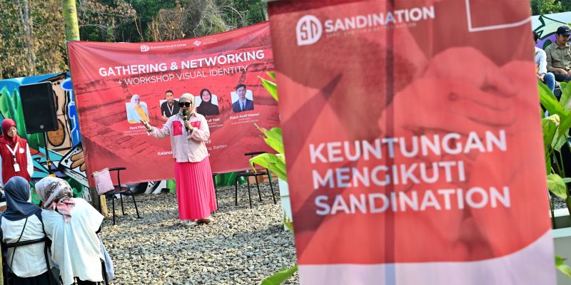 Komunitas Sandination Asah Keberanian Wirausaha Anak Muda Banten