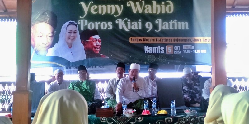 Poros Kiai 9 Jawa Timur Bermunajat Yenny Wahid jadi Cawapres 2024