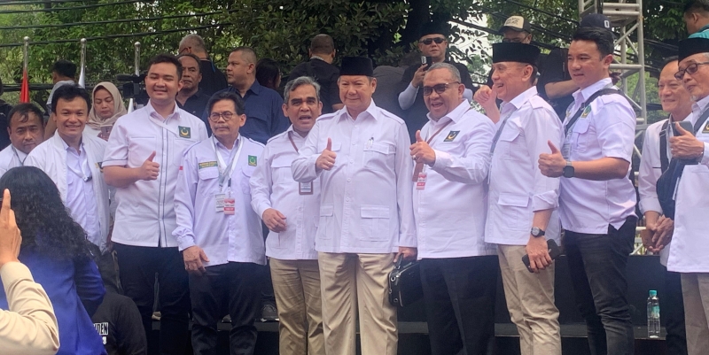 Jelang Pendaftaran Prabowo-Gibran, Elite Parpol KIM Kumpul di KPU