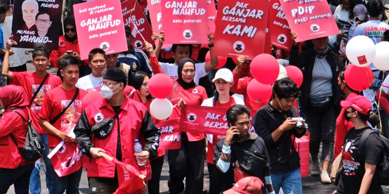 Antar Ganjar-Mahfud Daftar ke KPU, BMI: Politik Harus Riang Gembira