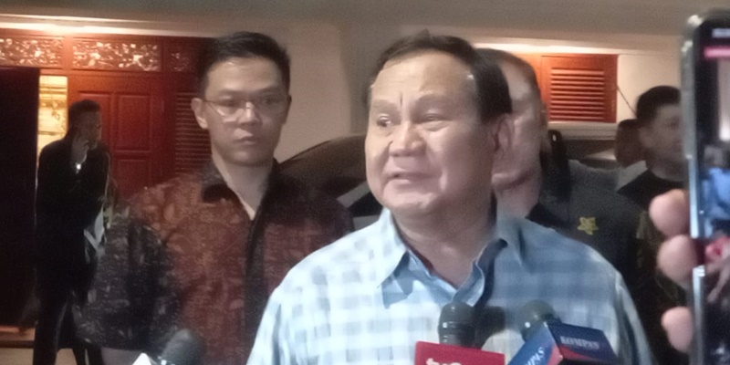 Ditanya Sosok Cawapres, Prabowo: <i>Ojo Kesusu, Ojo Grusa Grusu</i>