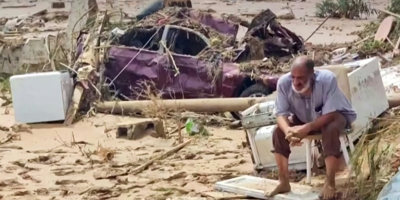 Libya Timur Masih Terkepung Banjir, Total Pengungsi Mencapai 40.000 Orang