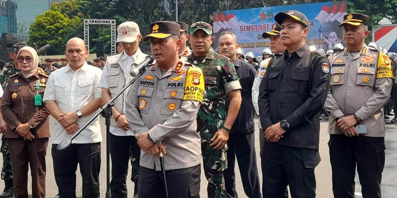 Operasi Mantap Brata Jaya, 163.212 Personel Siap Amankan Pemilu di DKI Jakarta dan Sekitarnya