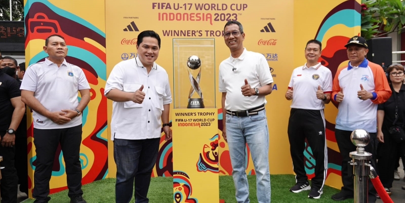 Trofi Piala Dunia U-17 Dipamerkan di CFD Jakarta