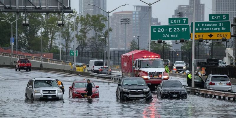 Gara-gara Perubahan Iklim, Banjir New York Jadi "New Normal"