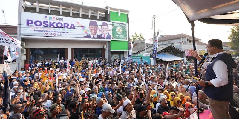 Resmikan Poskora di Purwakarta, Anies Yakin Jawa Barat Jadi Lumbung Kemenangan