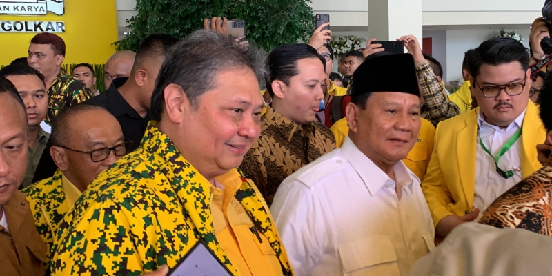 Prabowo: Pak Airlangga Berjiwa Besar Ambil Keputusan Sangat Luar Biasa