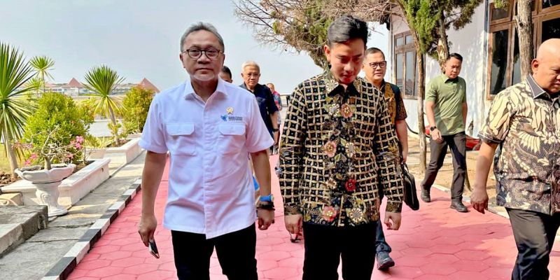 Disambut Gibran di Solo, Zulhas: Cawapres PAN Ini