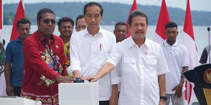 Resmikan Kampung Nelayan Modern di Biak, Jokowi: Untuk Lakukan Hilirisasi