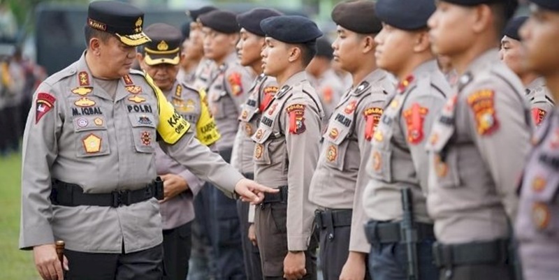 Wujudkan Pemilu Damai, Kapolda Riau Ingatkan Personel Jangan Arogan