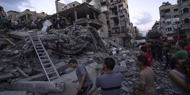 Korban Jiwa Gaza Tembus 11 Ribu, AS Prihatin tapi Tetap Dukung Israel
