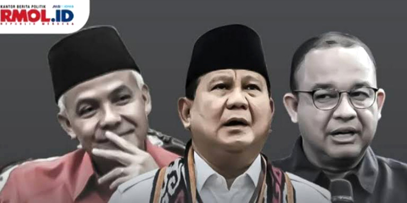 Elektabilitas Prabowo dan Anies Naik Usai Mendaftar ke KPU, Ganjar Melorot