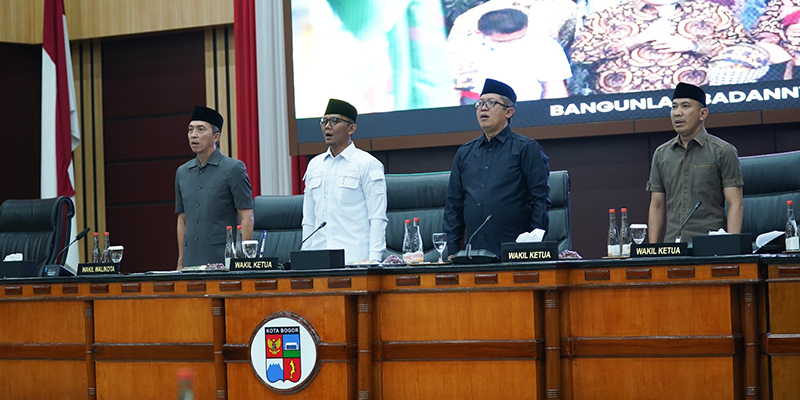 Gelar Paripurna, DPRD Kota Bogor Sampaikan Laporan Reses