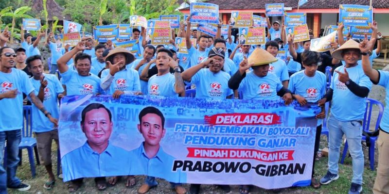 Petani Tembakau Jateng Alihkan Dukungan dari Ganjar untuk Prabowo-Gibran
