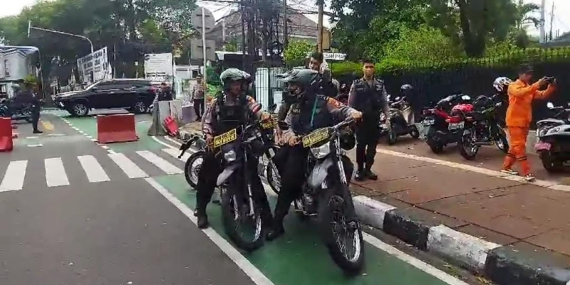 1.318 Personel Gabungan Kawal Penetapan Capres-Cawapres di KPU RI