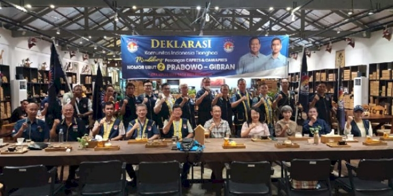 Komunitas Indonesia Tionghoa: Prabowo-Gibran Penerus Joko Widodo