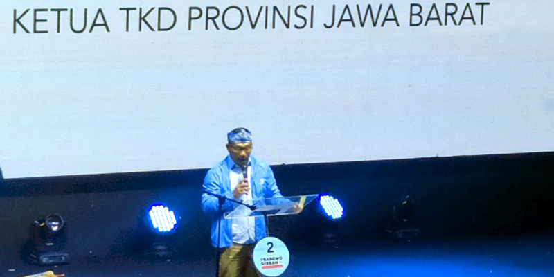 Pimpin TKD Jabar, Ridwan Kamil Optimistis Prabowo-Gibran Menang Satu Putaran