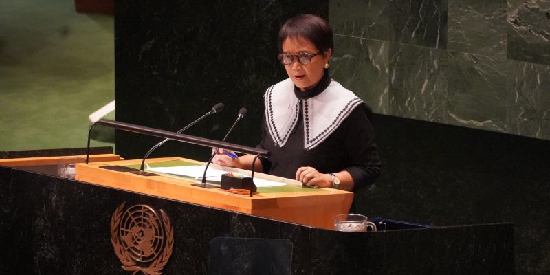 Di Majelis Umum PBB, Menlu Retno: Saya Tidak Bisa Diam Melihat Situasi Mengerikan di Gaza