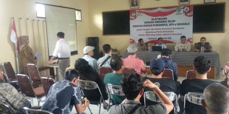 Puluhan Mantan Napiter Ikut Sosialisasikan Pemilu Damai di Tasikmalaya