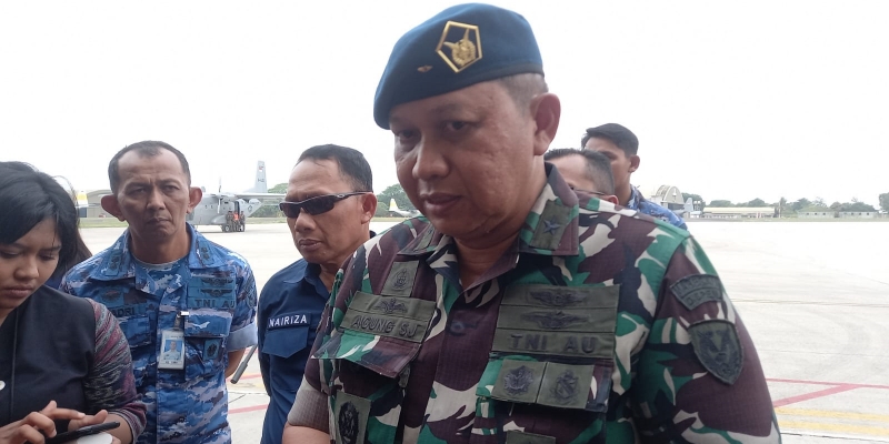 TNI AU Janji Bantu Kebutuhan Hidup Keluarga Empat Perwira yang Gugur