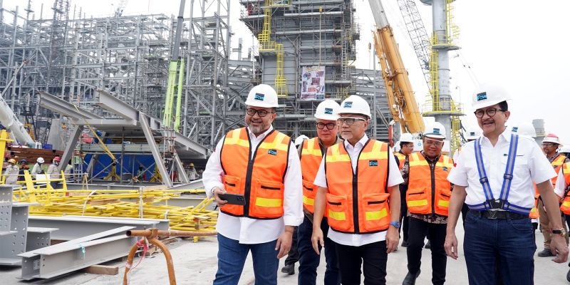 Kunjungi Pembangunan Smelter PT Freeport Indonesia, Mendag Senang Progres Sudah 83 Persen