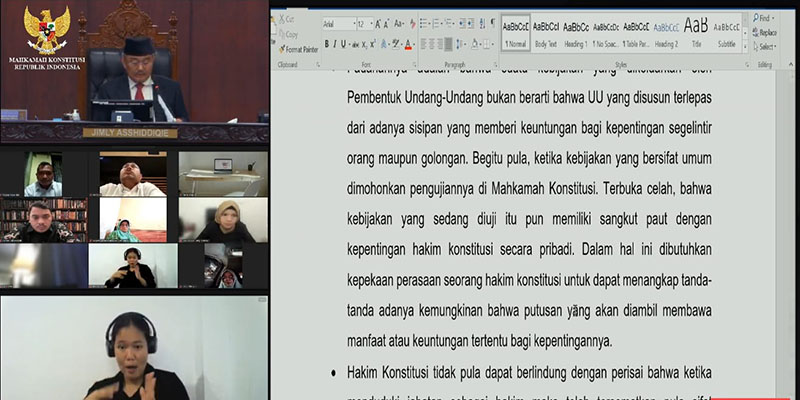 Meski Tolak Putusan Usia Capres-Cawapres, Hakim MK Arief Hidayat Kena Sanksi Teguran Lisan Akibat Curhat di Podcast