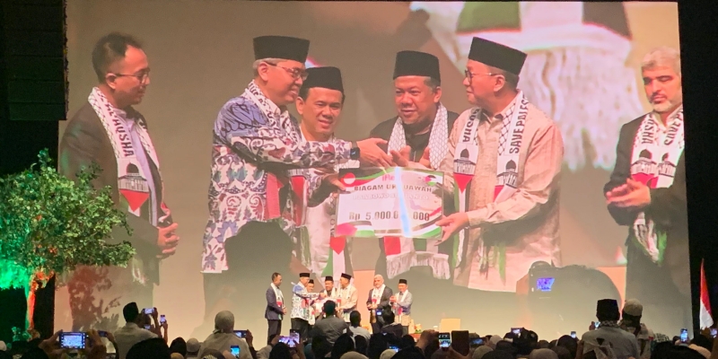 Rogoh Kantong Pribadi, Prabowo Sumbang Rp5 M ke Palestina