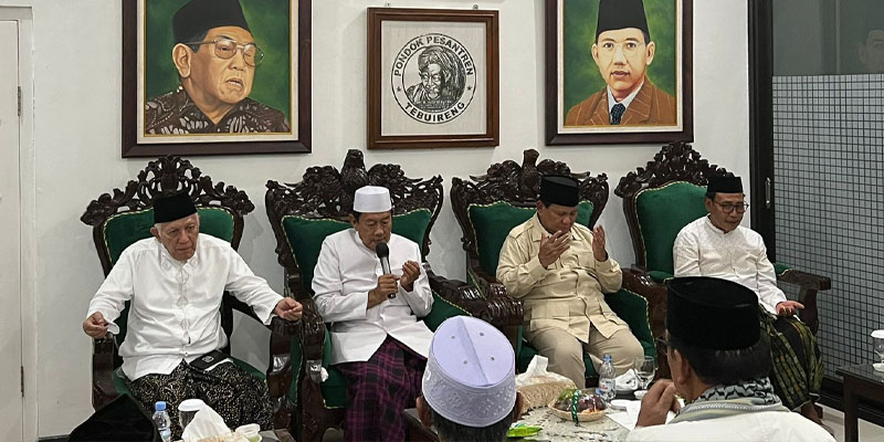 Visi Misi dan Hati Prabowo Dinilai Cocok dengan Kiai dan Warga NU