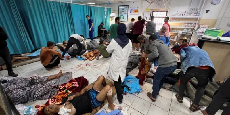 RS Indonesia di Gaza Lumpuh Total, Pasien Bergeletakan di Lantai