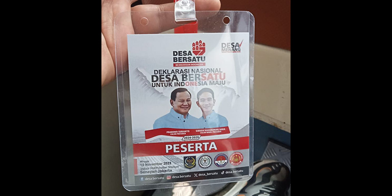 JPPR: Dukungan Perangkat Desa kepada Prabowo-Gibran Penghinaan terhadap Hukum Pemilu