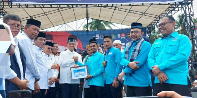 3 Partai Lokal Aceh Resmi Dukung Amin