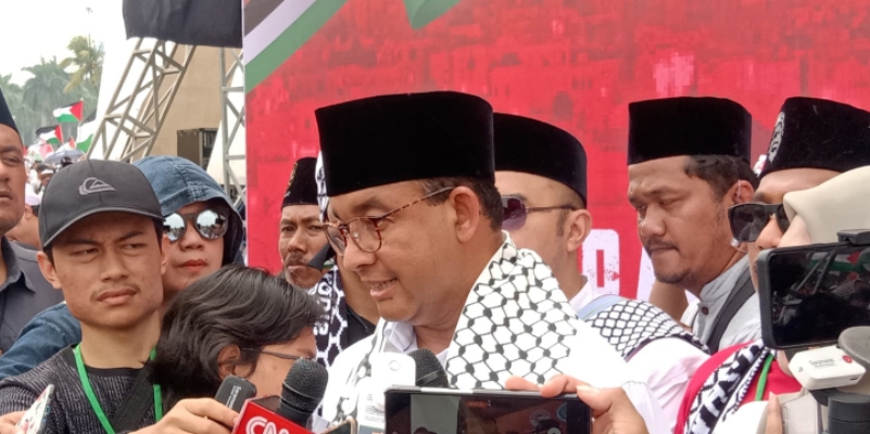 Suarakan Setop Kekerasan di Palestina, Pidato Anies Menggebu-gebu