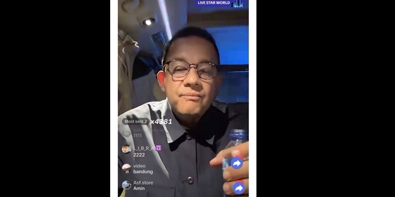 Anies Ketagihan Kampanye Live TikTok: Diajarin Dong<i>!</i>