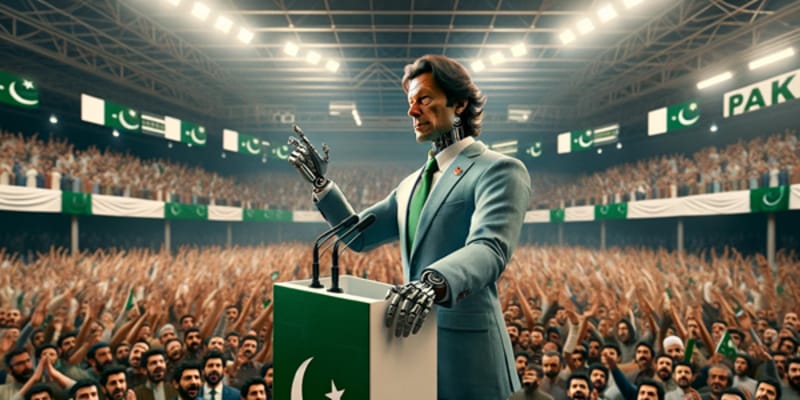 Imran Khan Gunakan AI untuk Kampanye dari Penjara