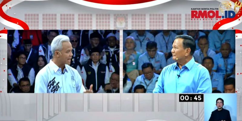 Ganjar Cecar Prabowo Soal Isu Pelanggaran Ham Masa Lalu