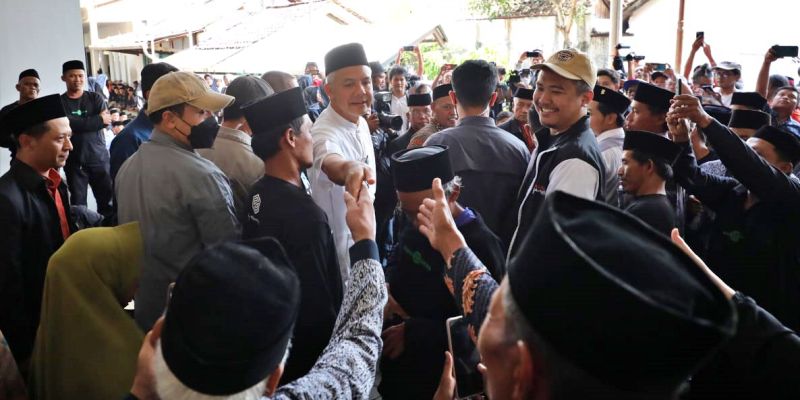 Sowan Ponpes Darussalam Watucongol, Ganjar: Dulu Bicara Jawa Tengah, Sekarang Indonesia