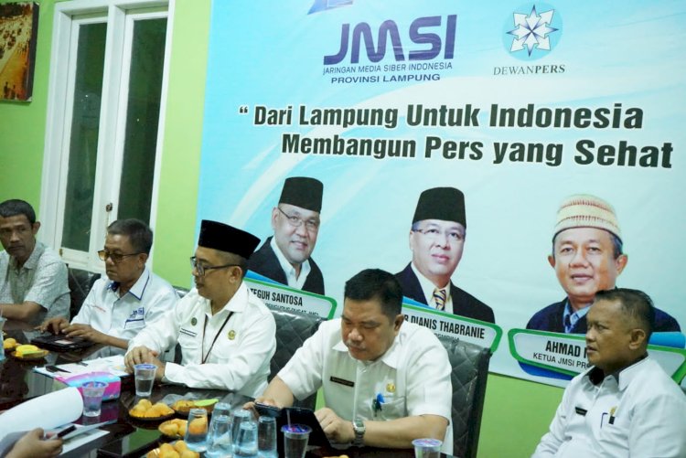 Di Markas JMSI Lampung, Kakanwil Kemenag Paparkan Program Sertifikasi Halal Gratis