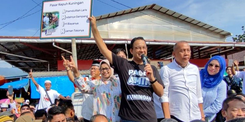 Kampanye di Kuningan, Anies Akan Perjuangkan Eyang Hasan Jadi Pahlawan Nasional