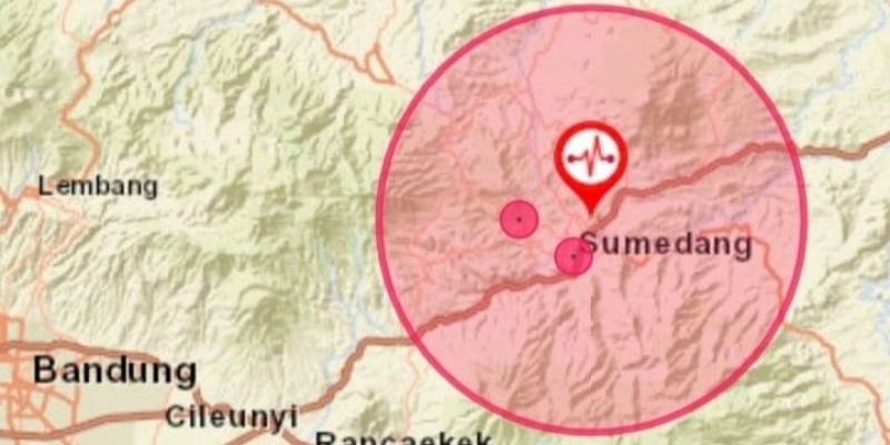 Sumedang Diguncang Gempa 4,8 Magnitudo